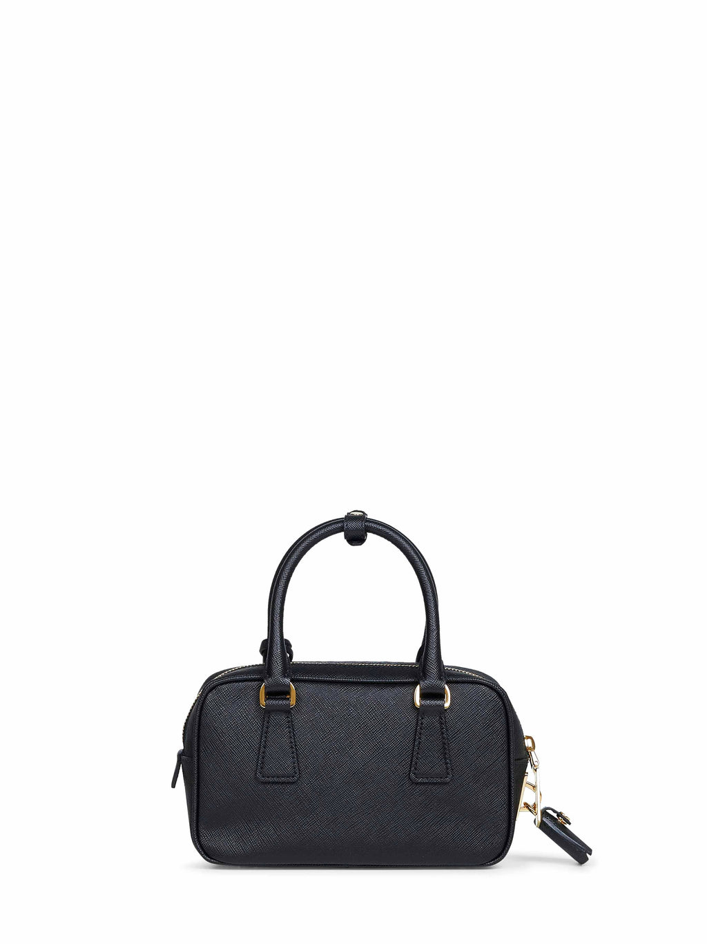 Prada Borse Women Black Top-Handle Bag With Shoulder Bag