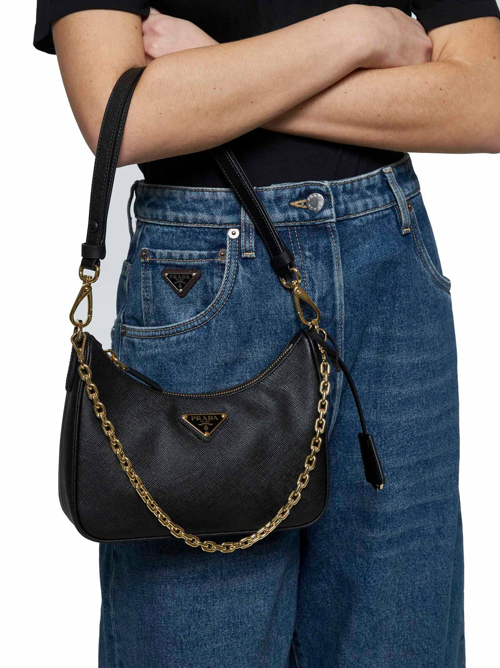 Prada Borse Women Black Prada Re-Edition Mini Bag