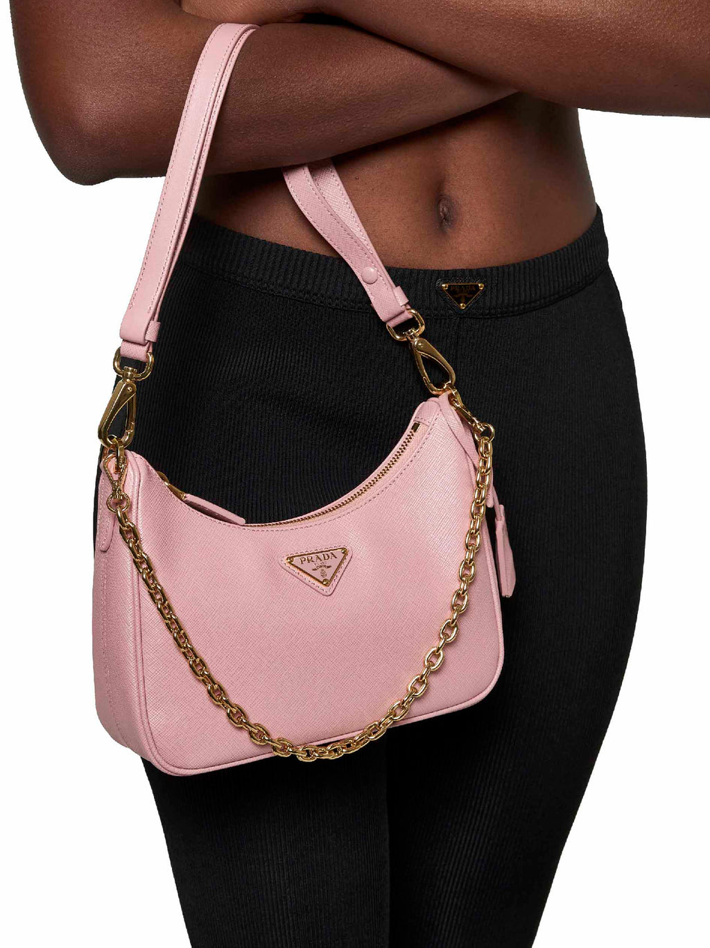 Prada Borse Women Pink Prada Re-Edition Mini Bag