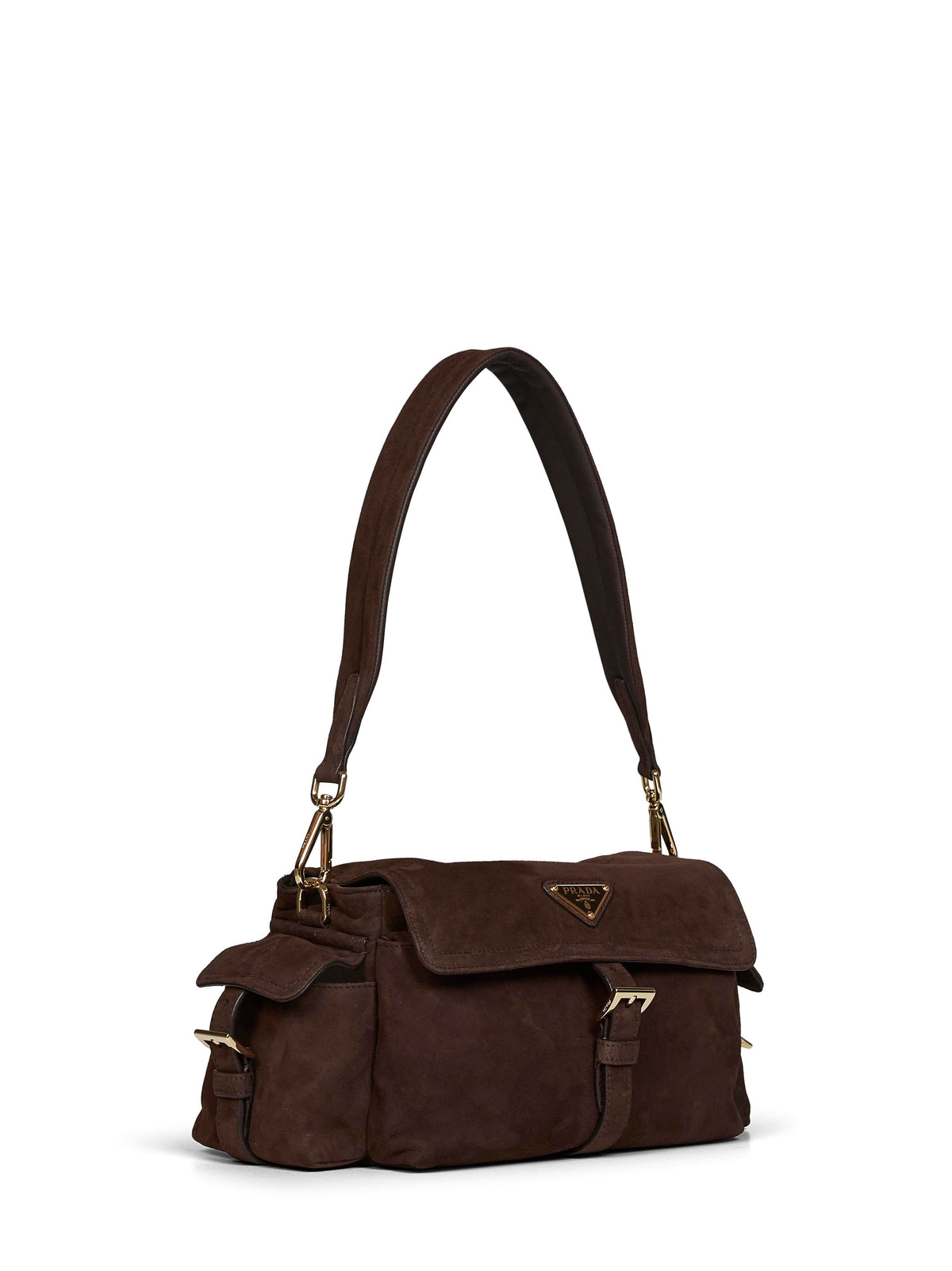 Prada Borse Women Dark Brown Prada Explore Medium Shoulder Bag<Br/>
