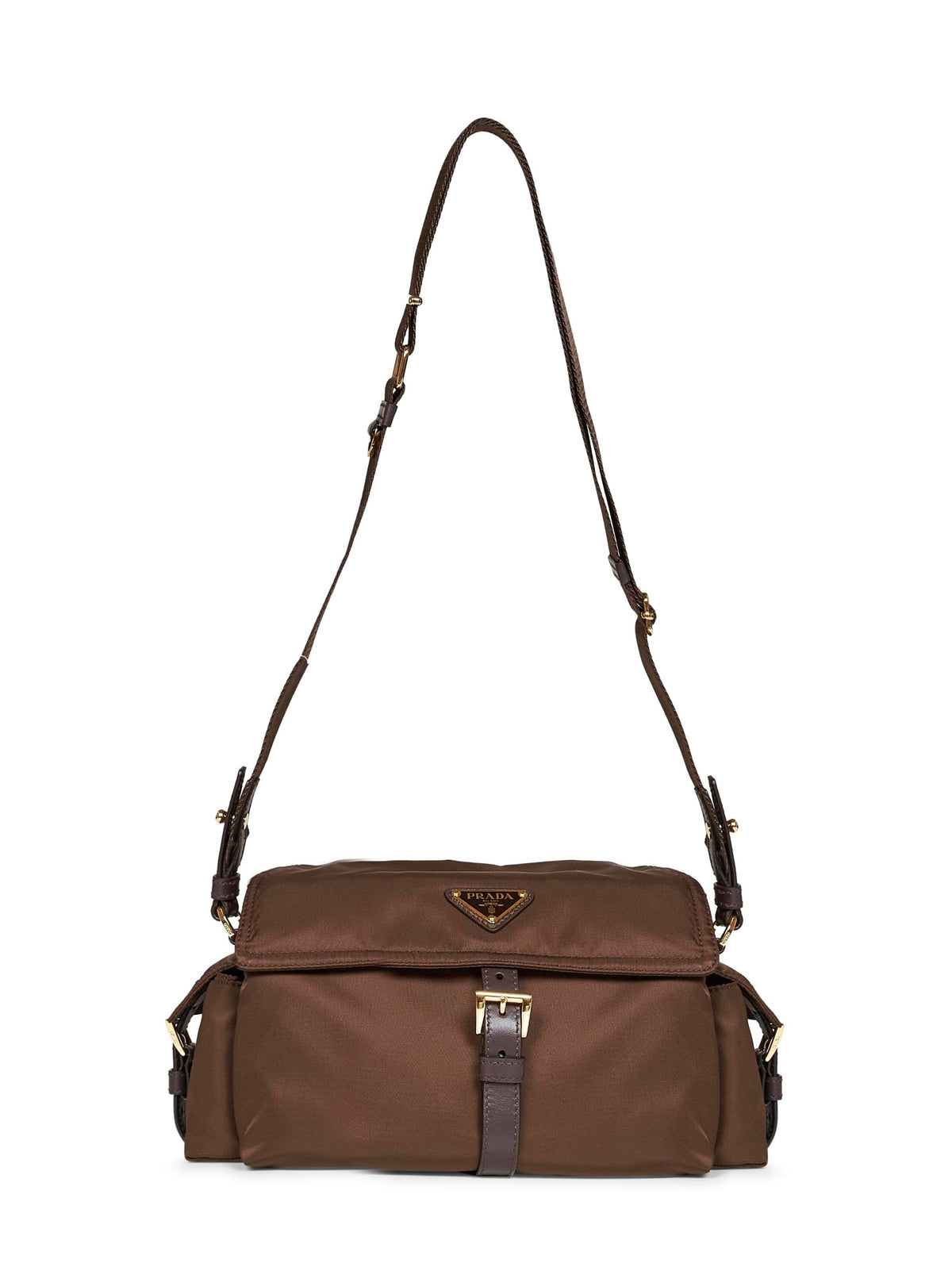Prada Borse Women Burnt Prada Explore Medium Shoulder Bag<Br/>
