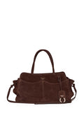 Prada Borse Women Dark Brown Prada Allusion Large Handbag