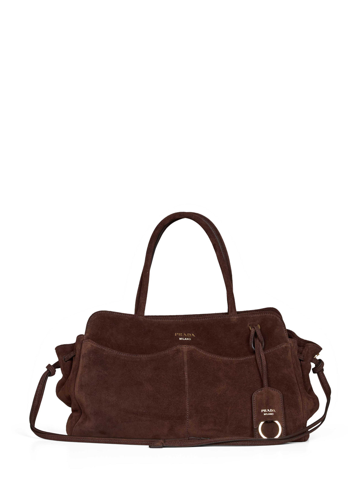 Prada Borse Women Dark Brown Prada Allusion Large Handbag