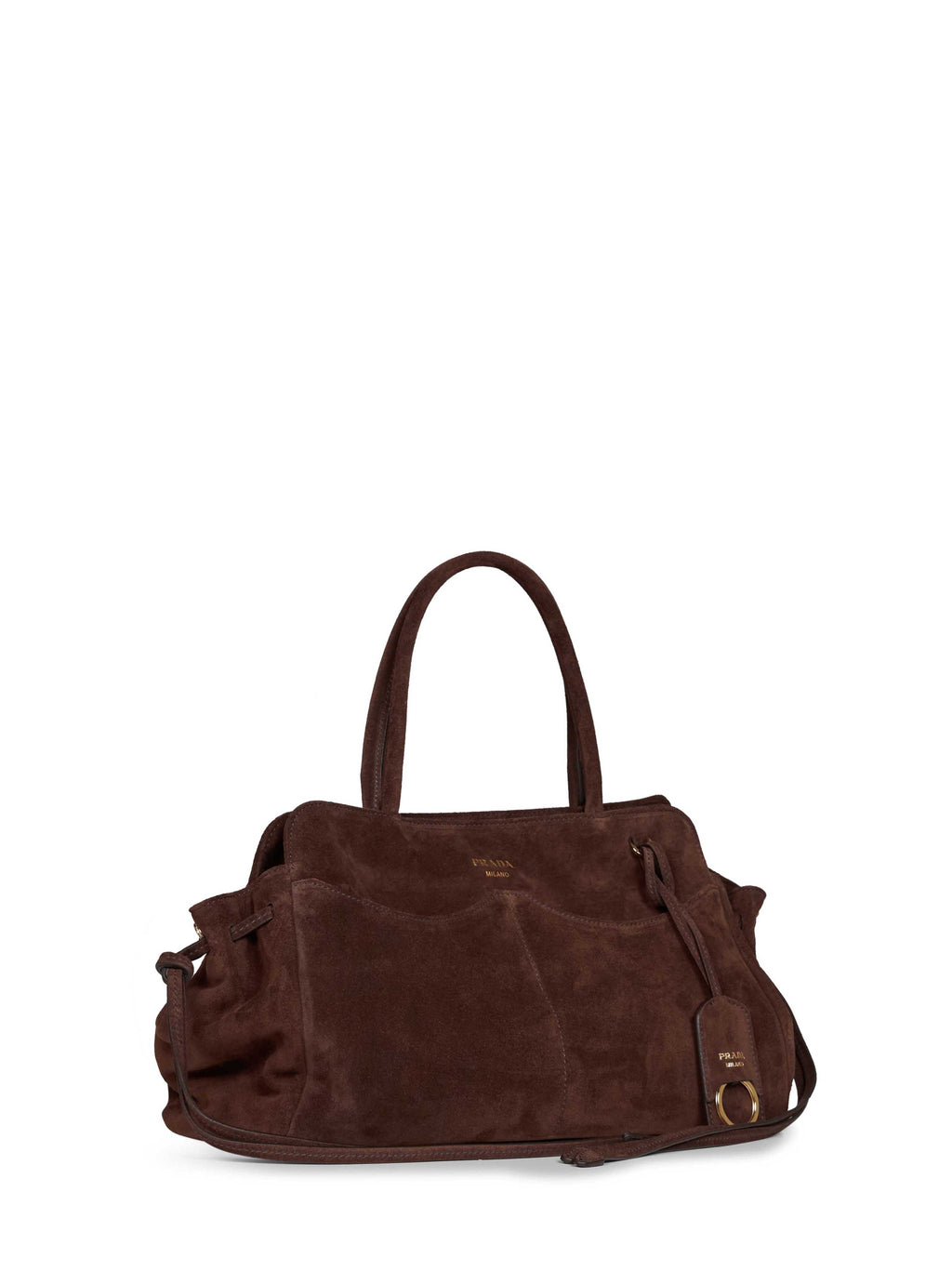 Prada Borse Women Dark Brown Prada Allusion Large Handbag