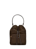Prada Borse Women Burnt Prada Duet Bucket Bag