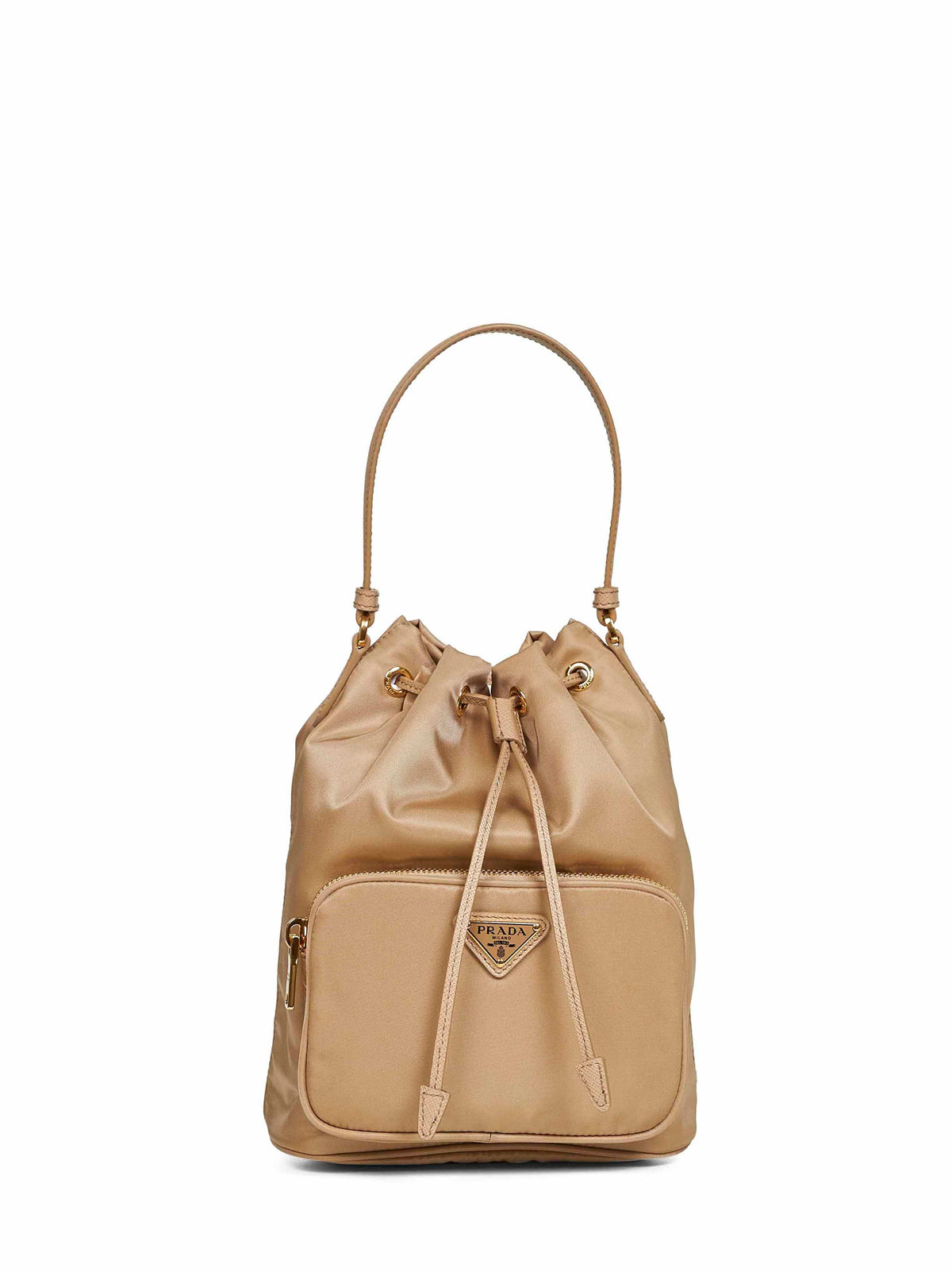 Prada Borse Women Camel Prada Duet Bucket Bag