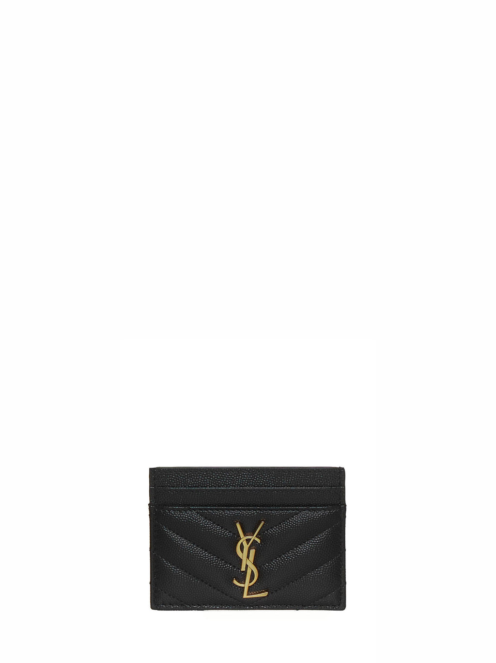 Saint Laurent Women "Cassandre Matelassé" Mini Cardholder