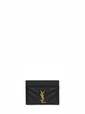 Saint Laurent Women "Cassandre Matelassé" Mini Cardholder