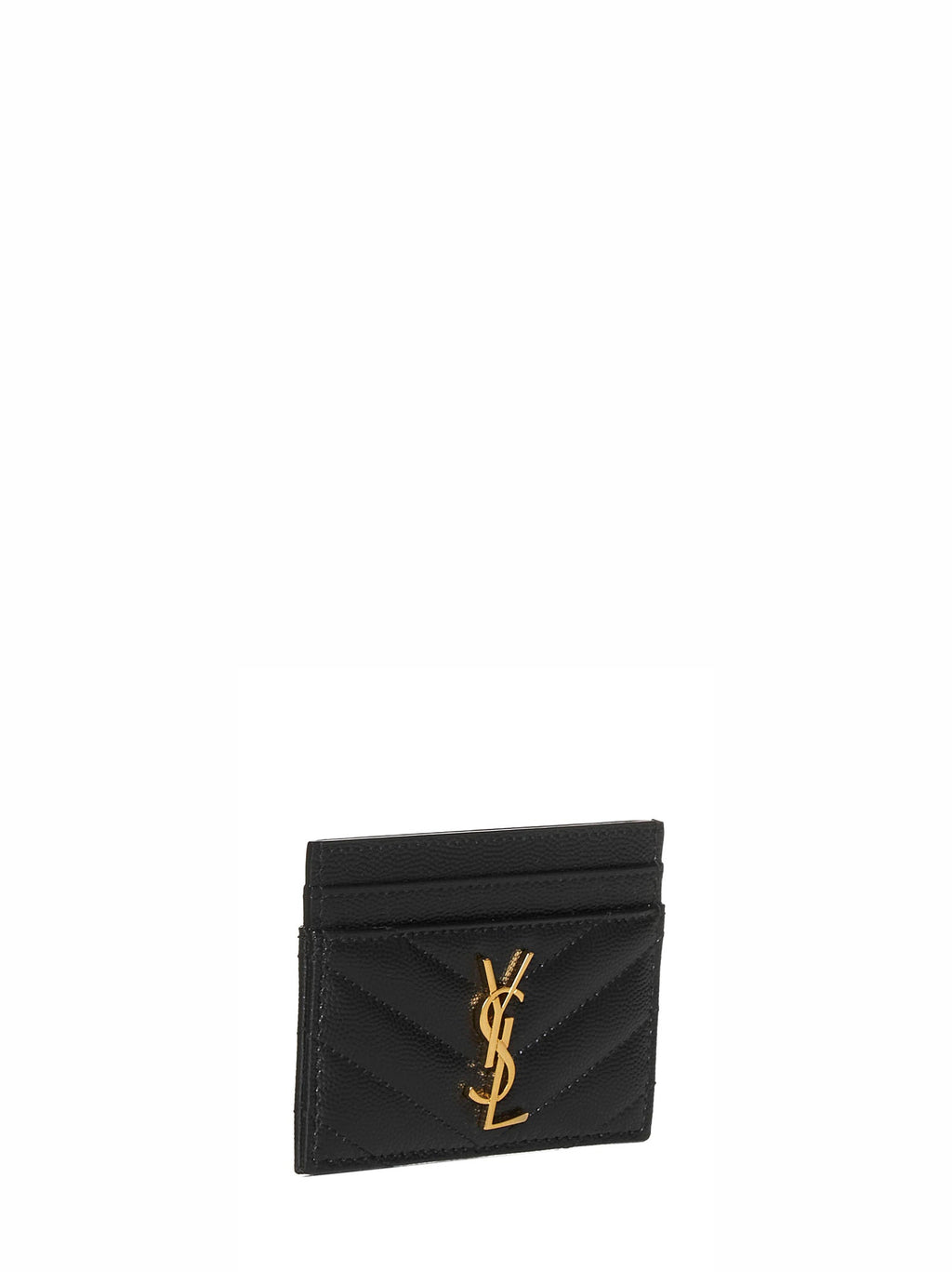 Saint Laurent Women "Cassandre Matelassé" Mini Cardholder