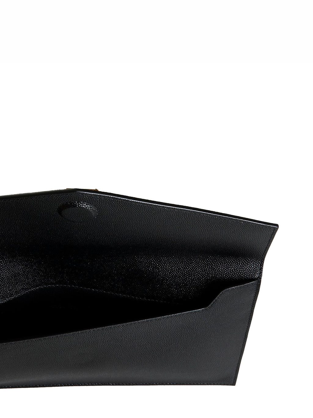 Saint Laurent Women Uptown Pouch In Grain De Poudre Embossed Leather