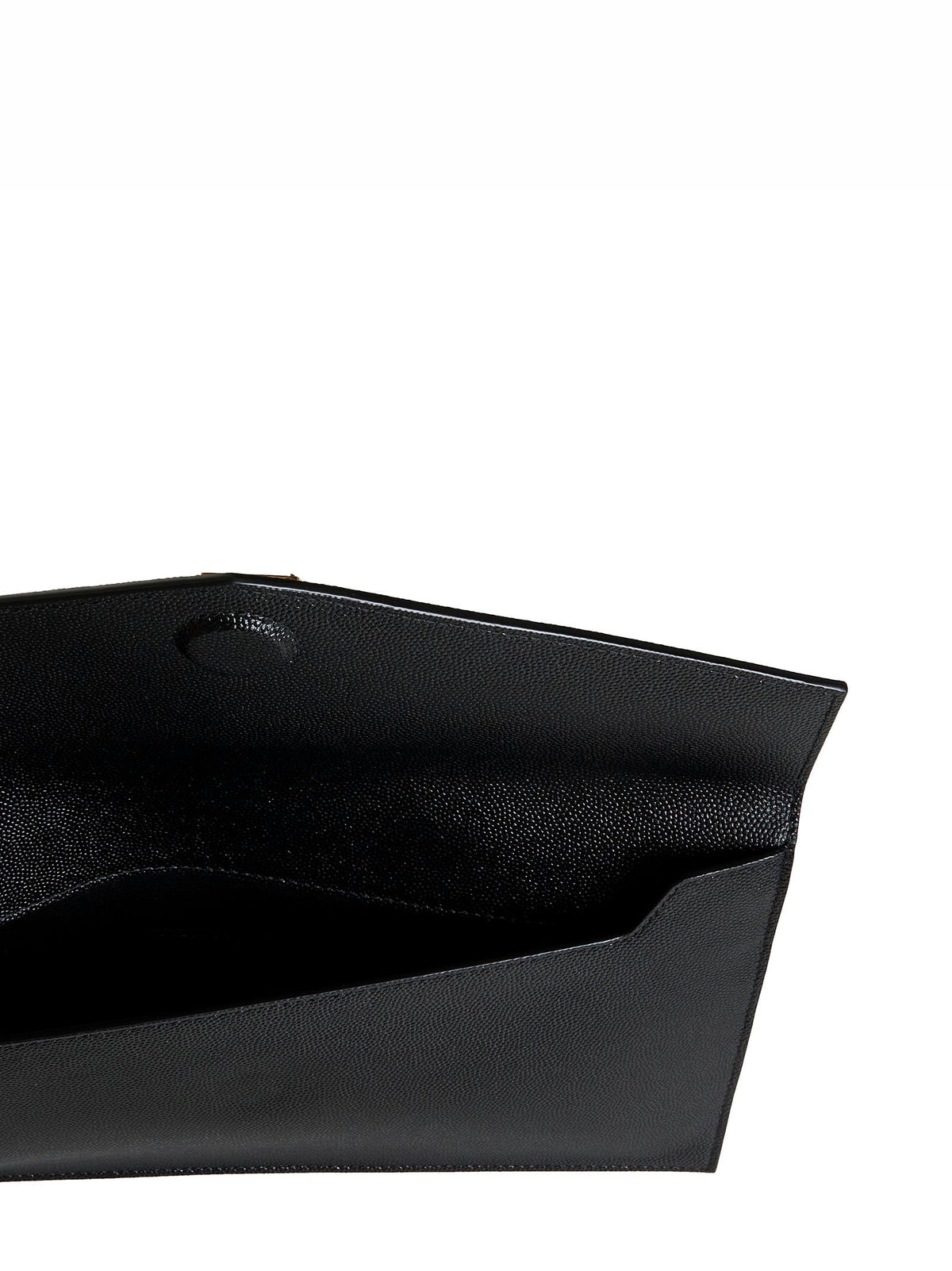 Saint Laurent Women Uptown Pouch In Grain De Poudre Embossed Leather