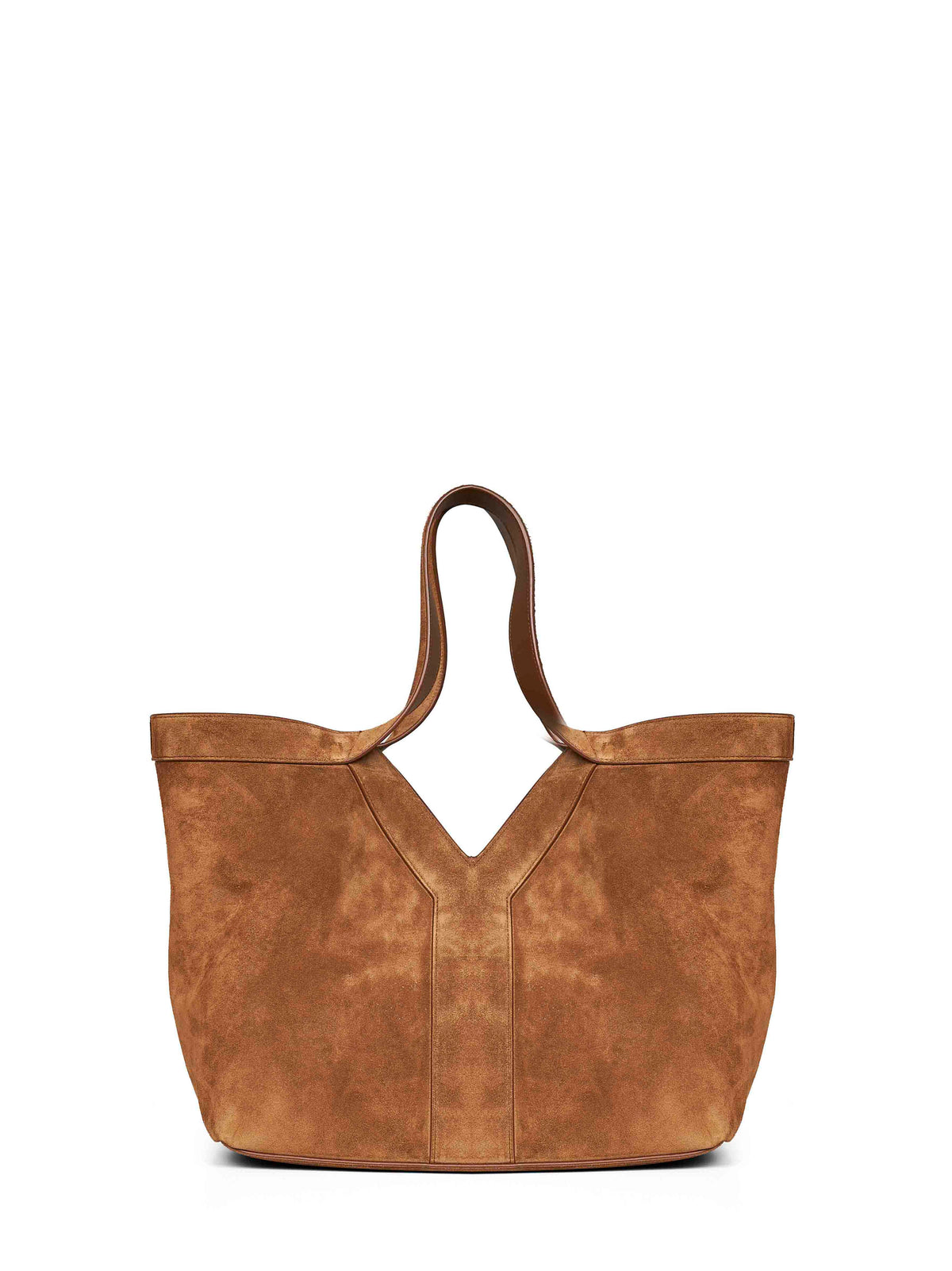 Saint Laurent Women Cognac Y Small Tote Bag
