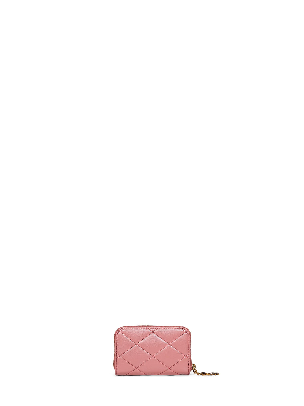 Saint Laurent Women Tulip Pink Lambskin Cassandre Bijou Coin Purse