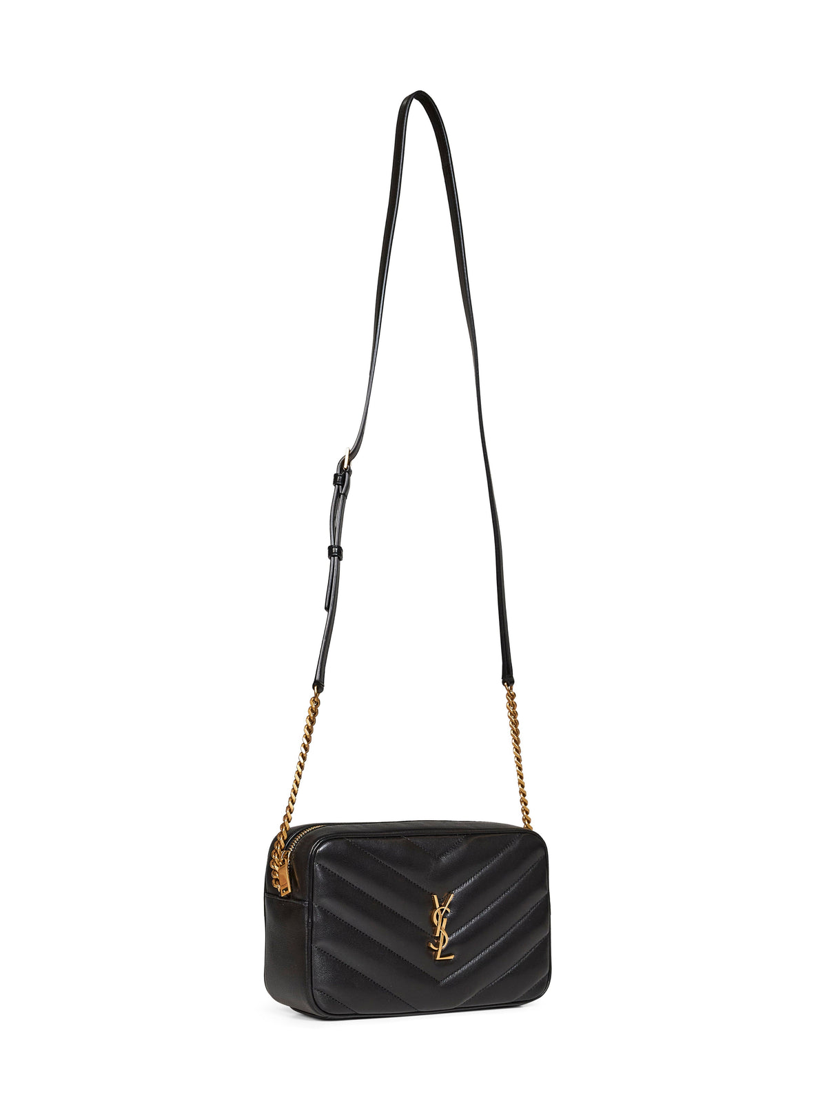 Saint Laurent Women Black Loulou Camera Bag