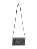 Saint Laurent Women Black Chain Strap Leather Paris Shoulder Bag  <Br/>