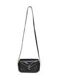 Saint Laurent Women Black Loulou Toy Crossbody Bag