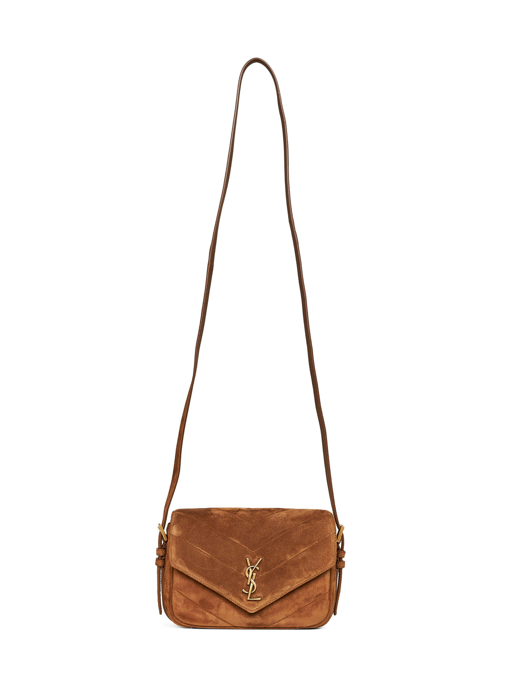 Saint Laurent Women Caramel Cognac Loulou Toy Crossbody Bag