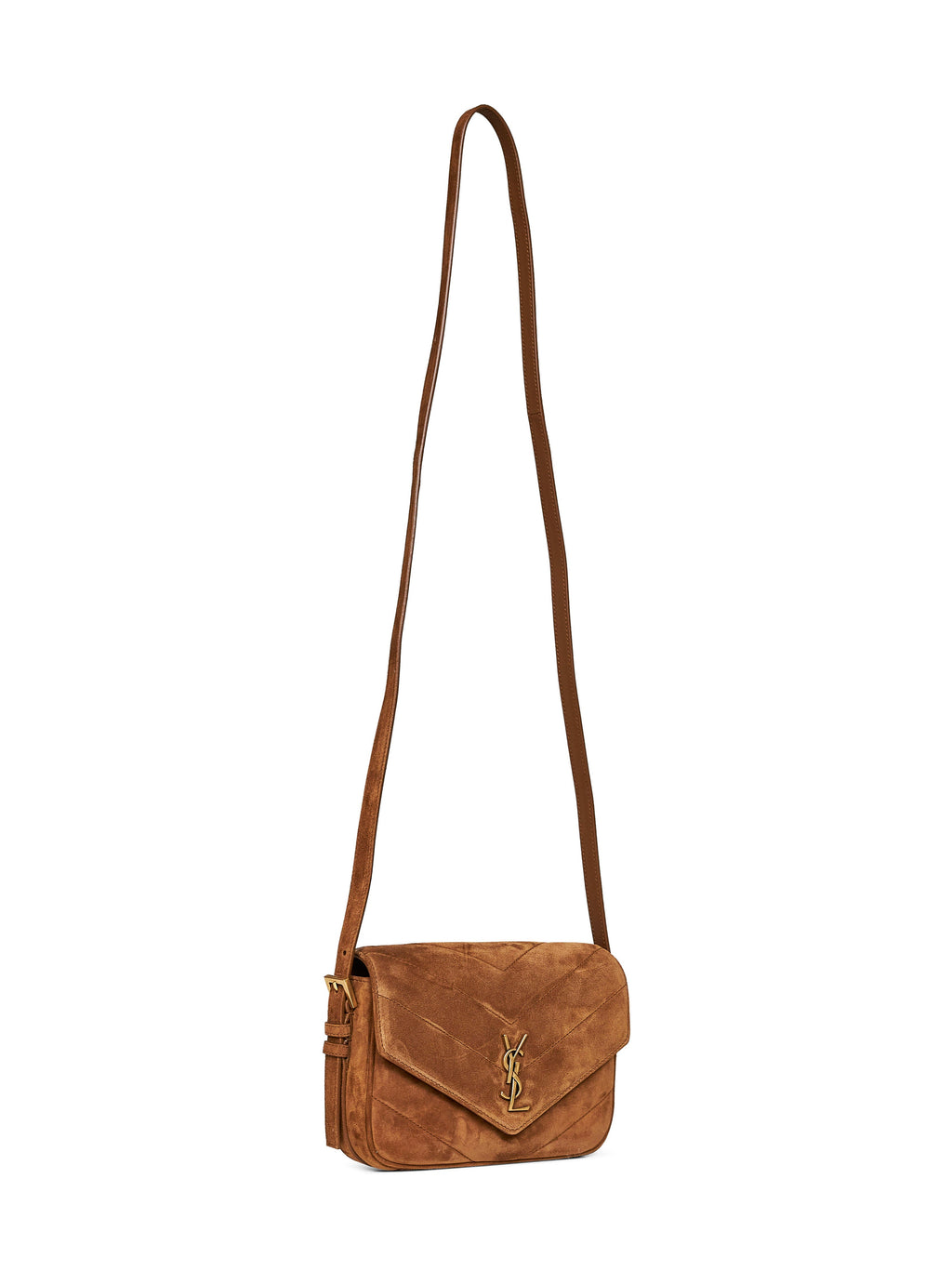 Saint Laurent Women Caramel Cognac Loulou Toy Crossbody Bag