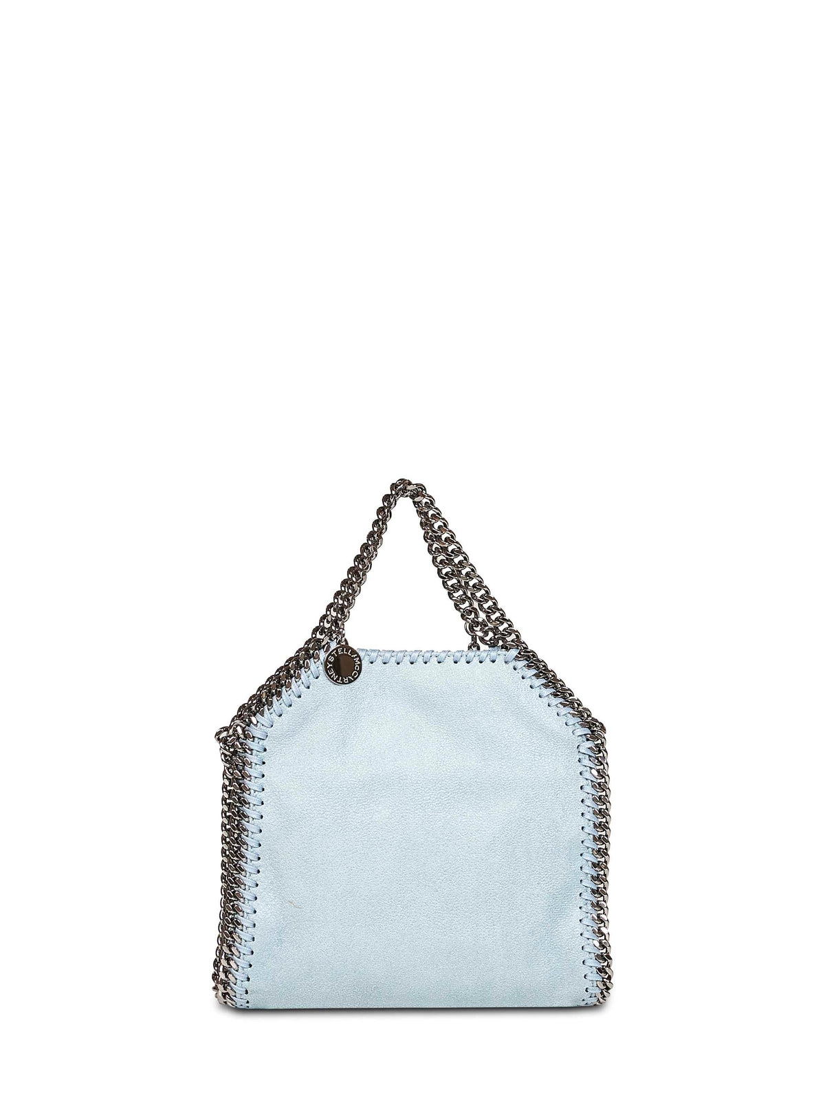 Stella Mccartney Women Ice Blue Falabella Tiny Tote Bag