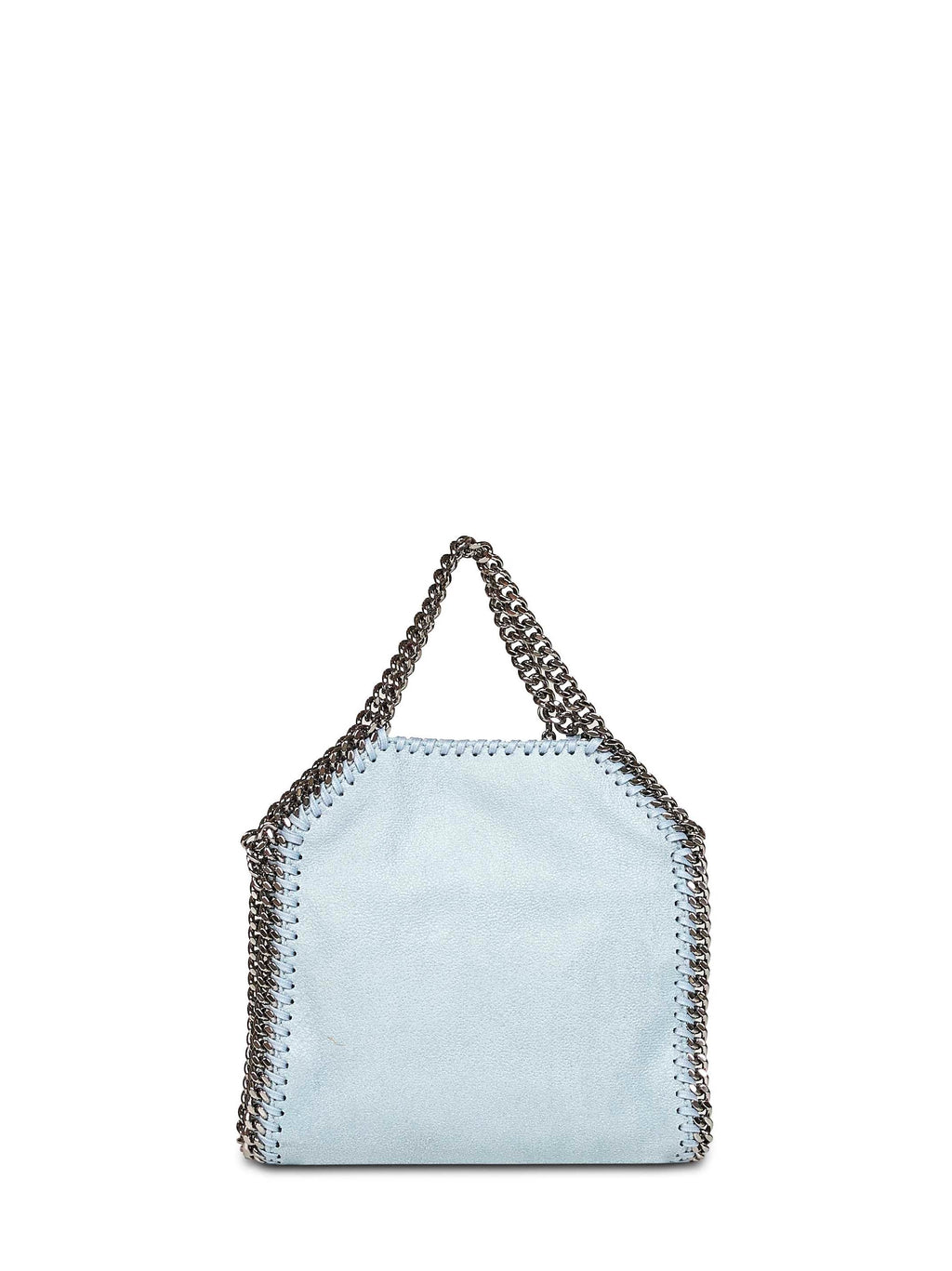Stella Mccartney Women Ice Blue Falabella Tiny Tote Bag