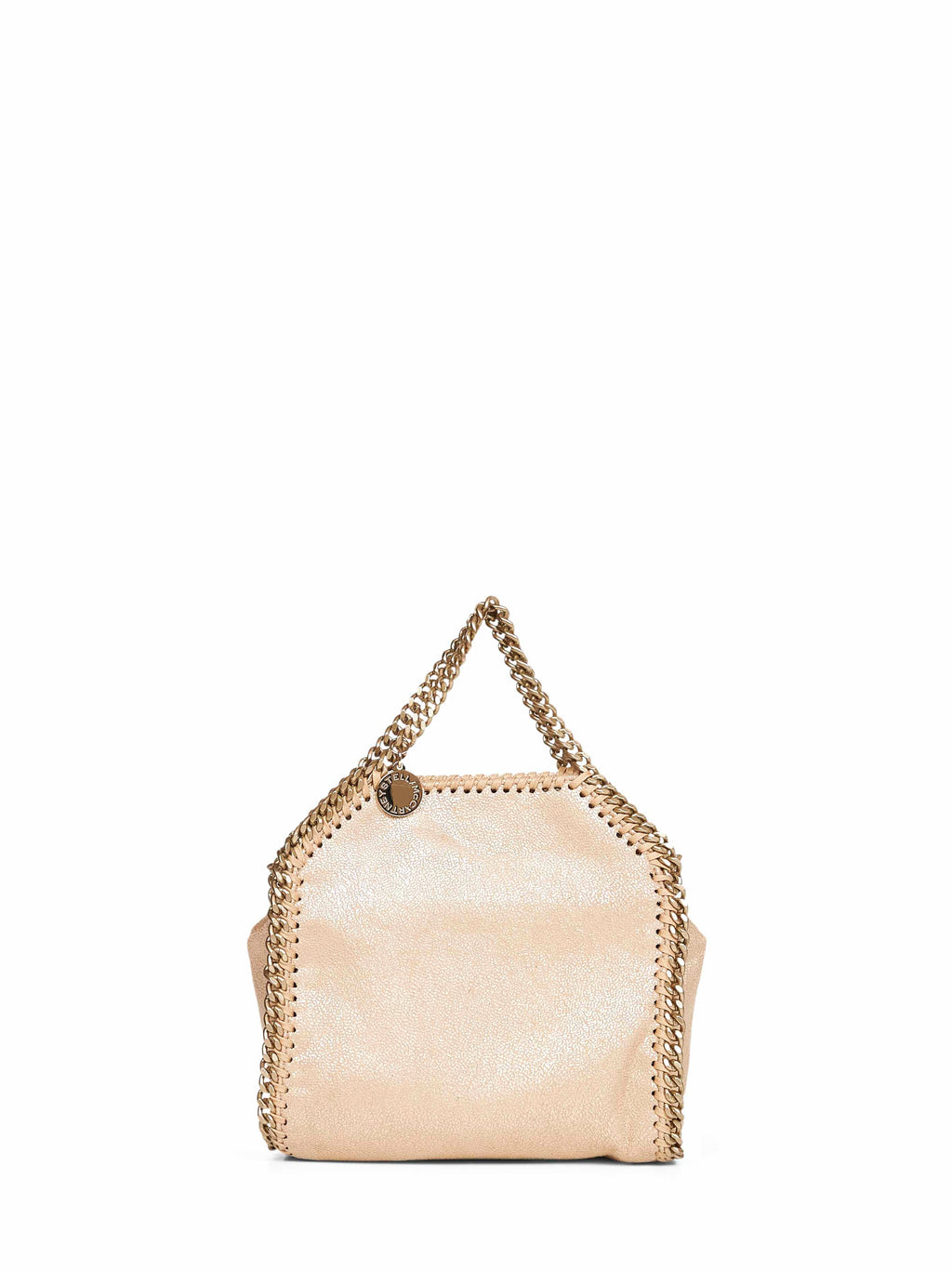 Stella Mccartney Women Gold Falabella Tiny Tote Bag