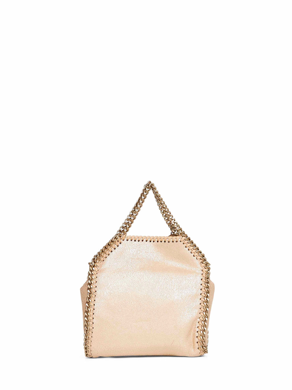 Stella Mccartney Women Gold Falabella Tiny Tote Bag