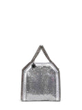 Stella Mccartney Women Silver Falabella Tiny Tote Bag