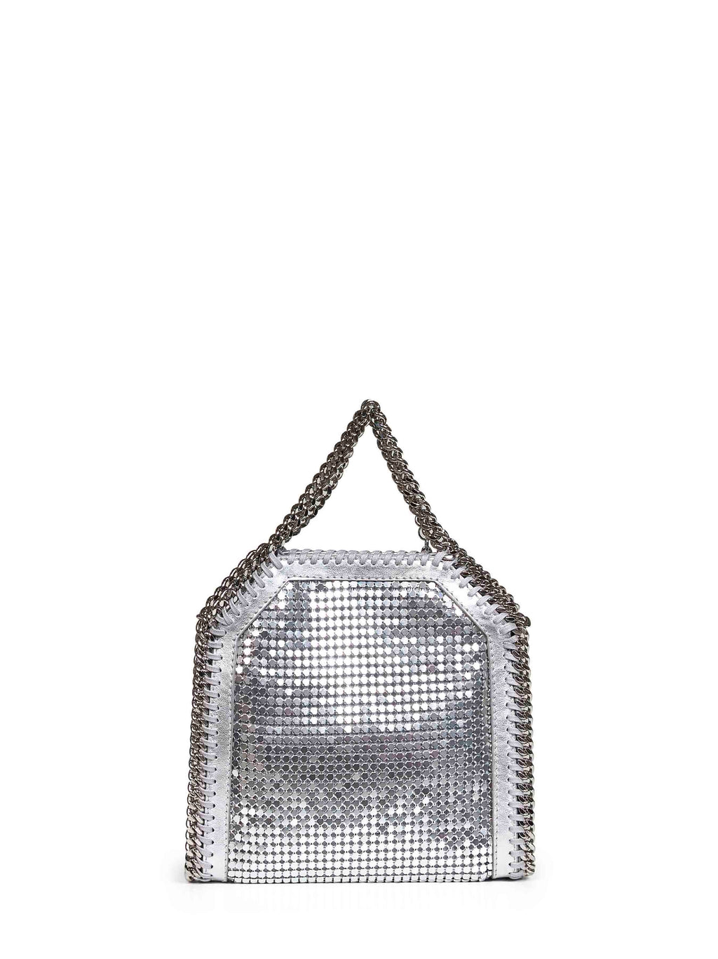 Stella Mccartney Women Silver Falabella Tiny Tote Bag