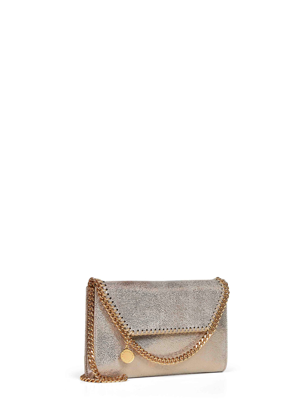 Stella Mccartney Women Pyrite Falabella Wallet Crossbody Bag