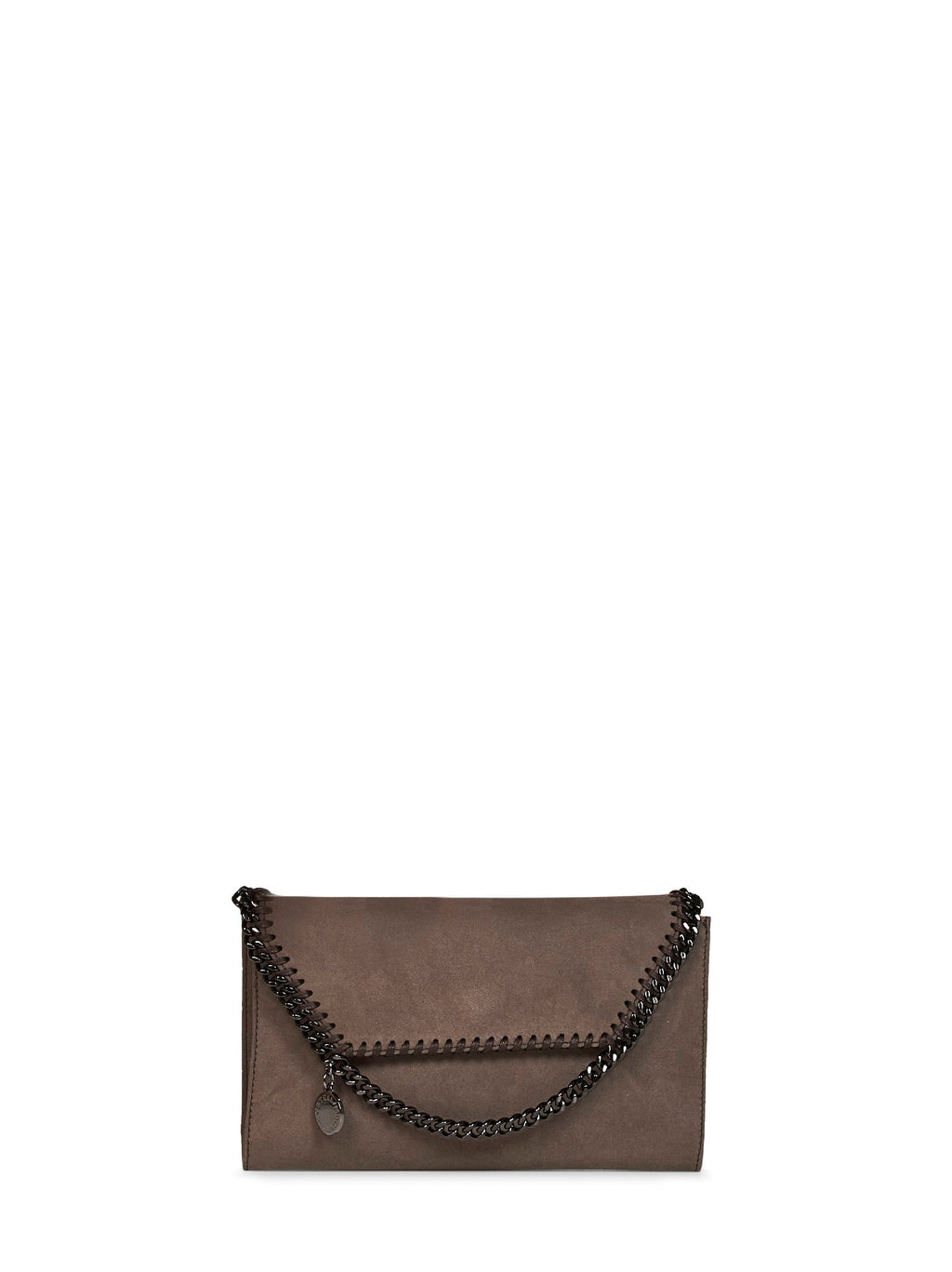 Stella Mccartney Women Dark Taupe Falabella Wallet Crossbody Bag