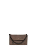 Stella Mccartney Women Dark Taupe Falabella Wallet Crossbody Bag