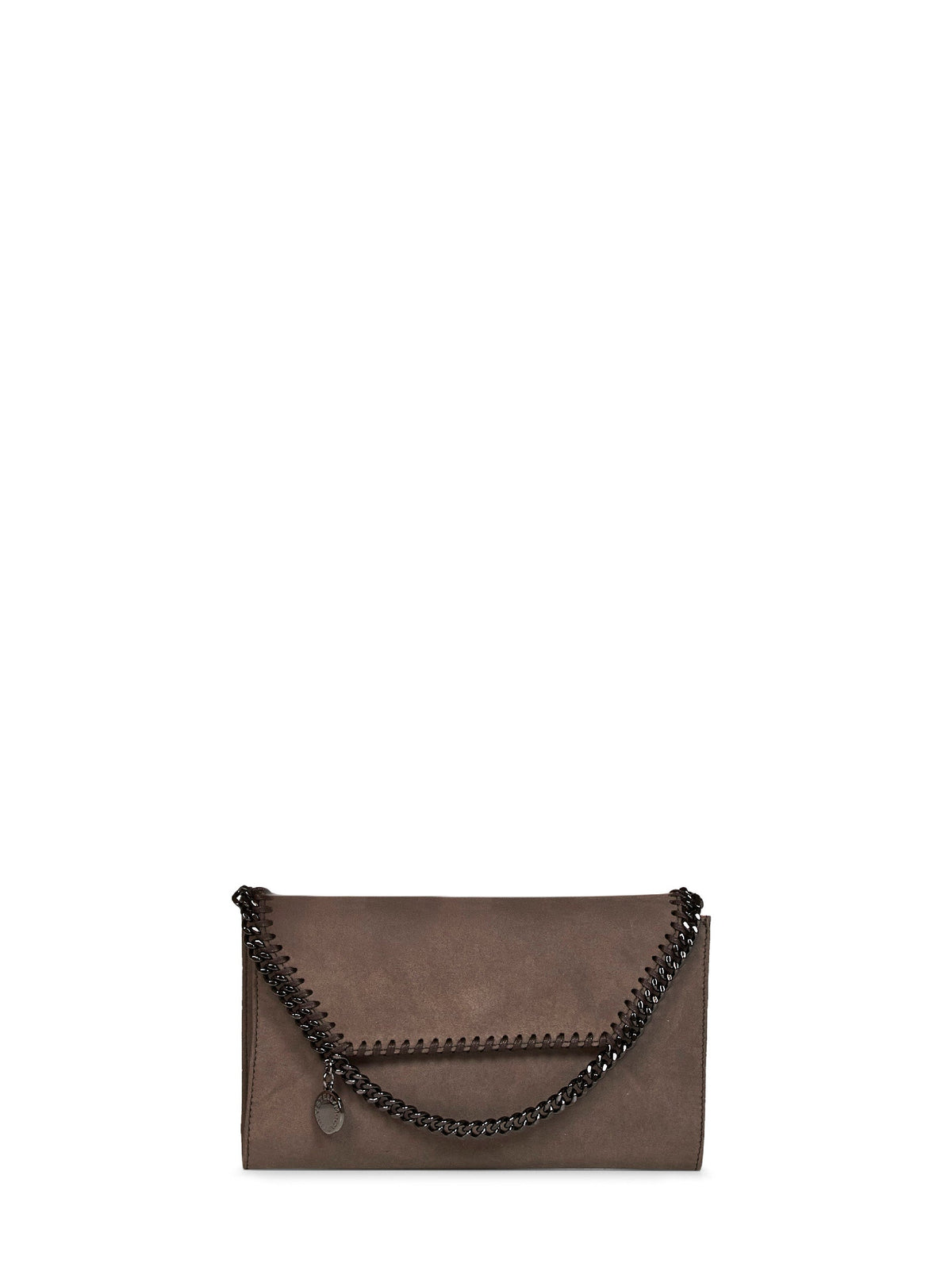 Stella Mccartney Women Dark Taupe Falabella Wallet Crossbody Bag