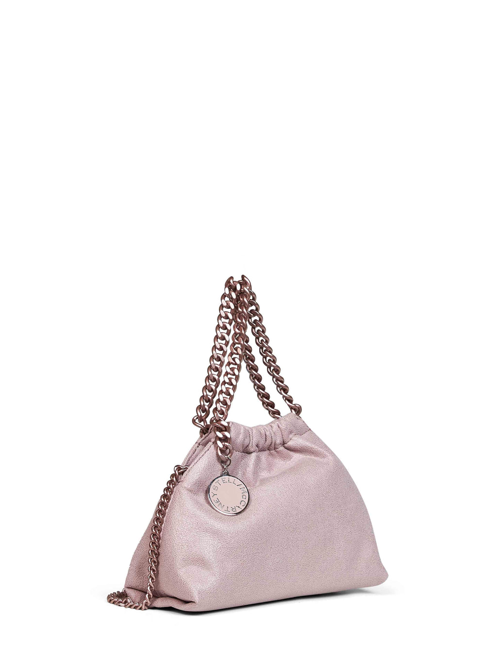 Stella Mccartney Women Shell Falabella Mini Drawstring Crossbody Bag