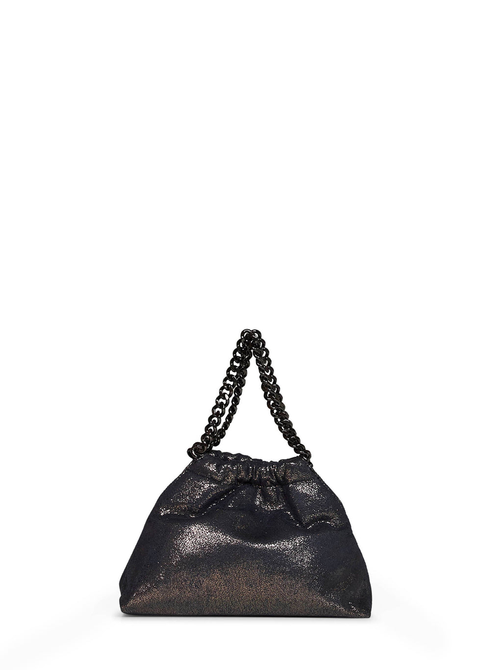 Stella Mccartney Women Dark Navy Falabella Mini Drawstring Crossbody Bag