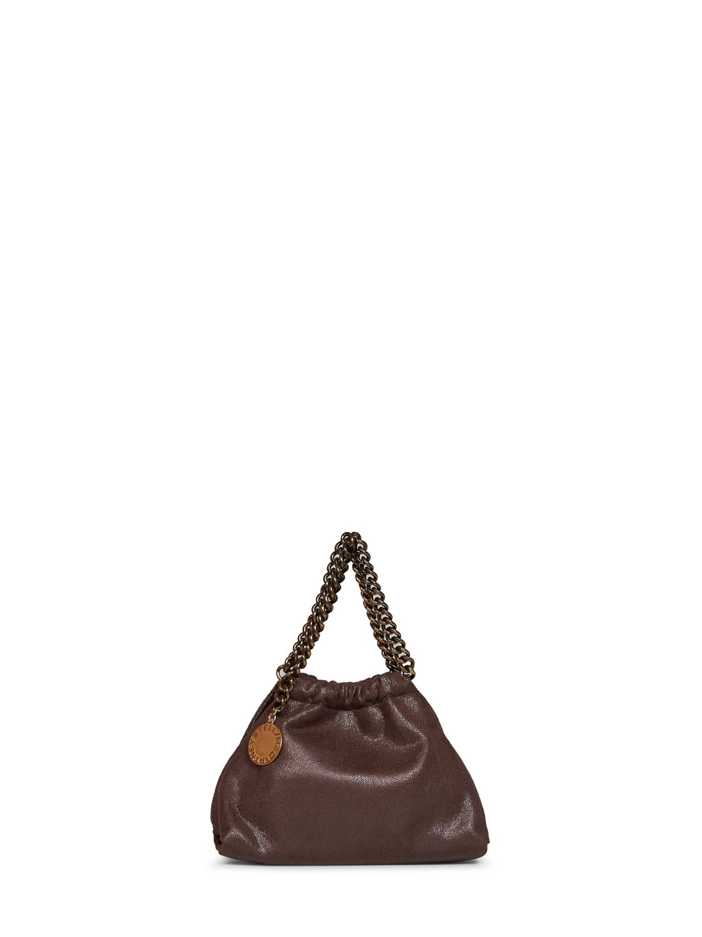 Stella Mccartney Women Mahogany Falabella Mini Drawstring Crossbody Bag