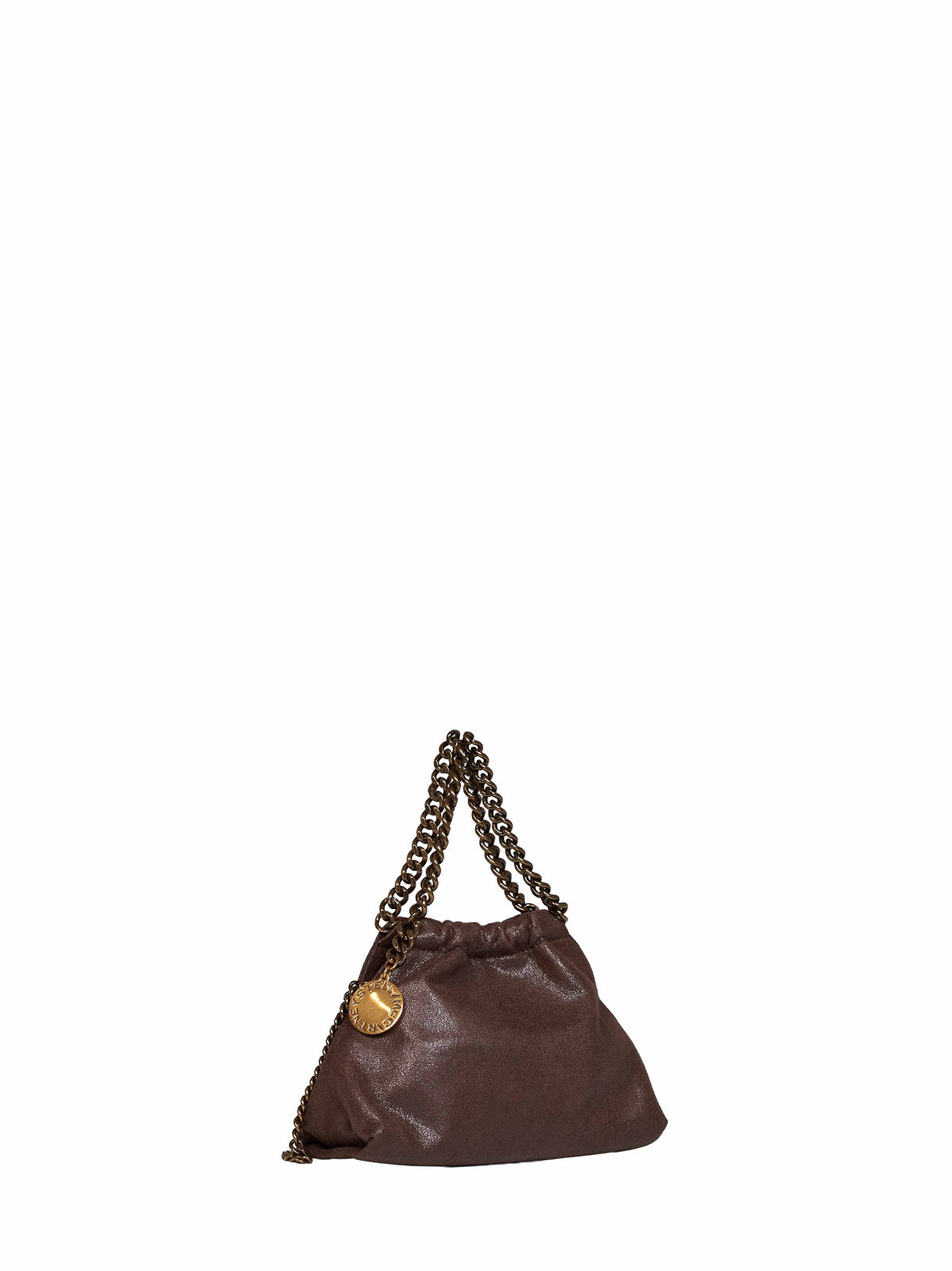 Stella Mccartney Women Mahogany Falabella Mini Drawstring Crossbody Bag