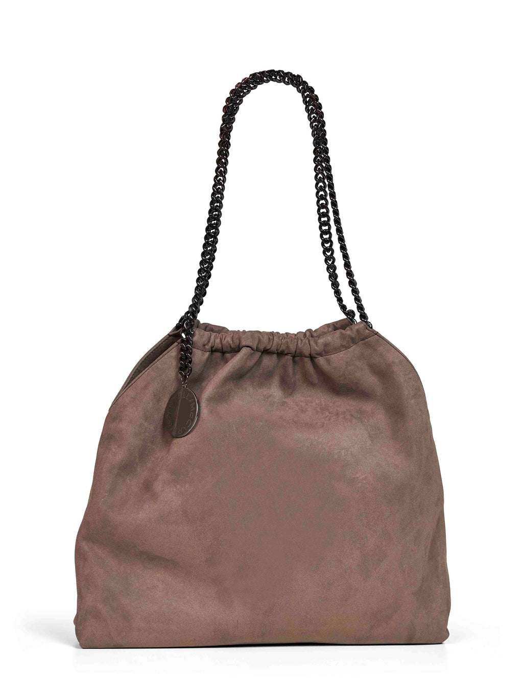 Stella Mccartney Women Dark Taupe Medium Falabella Drawstring Shoulder Bag