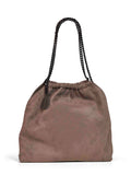 Stella Mccartney Women Dark Taupe Medium Falabella Drawstring Shoulder Bag