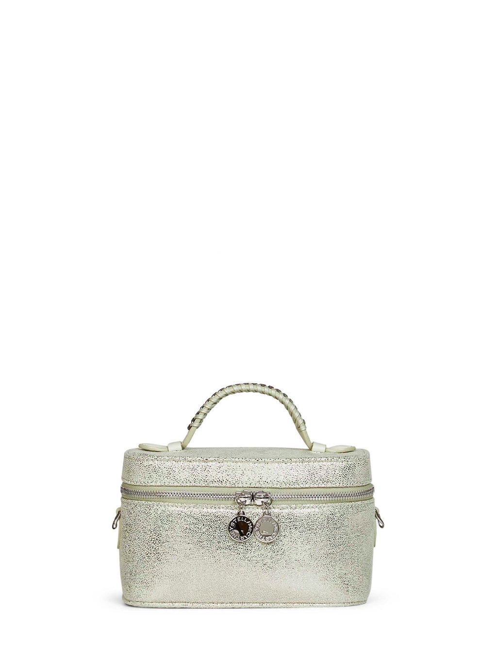Stella Mccartney Women Light Lime Falabella Vanity Case Bag
