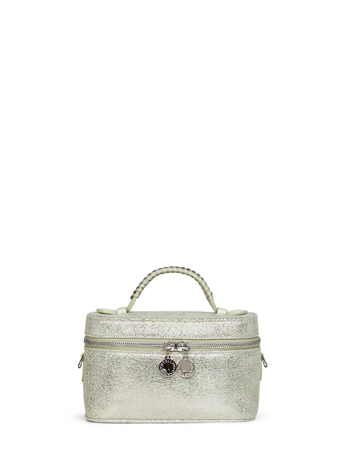 Stella Mccartney Women Light Lime Falabella Vanity Case Bag