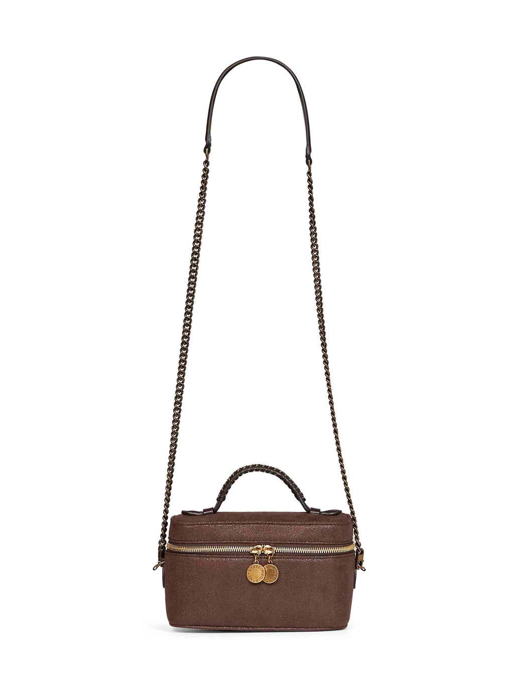 Stella Mccartney Women Brown Mini Falabella Vanity Bag<Br/>