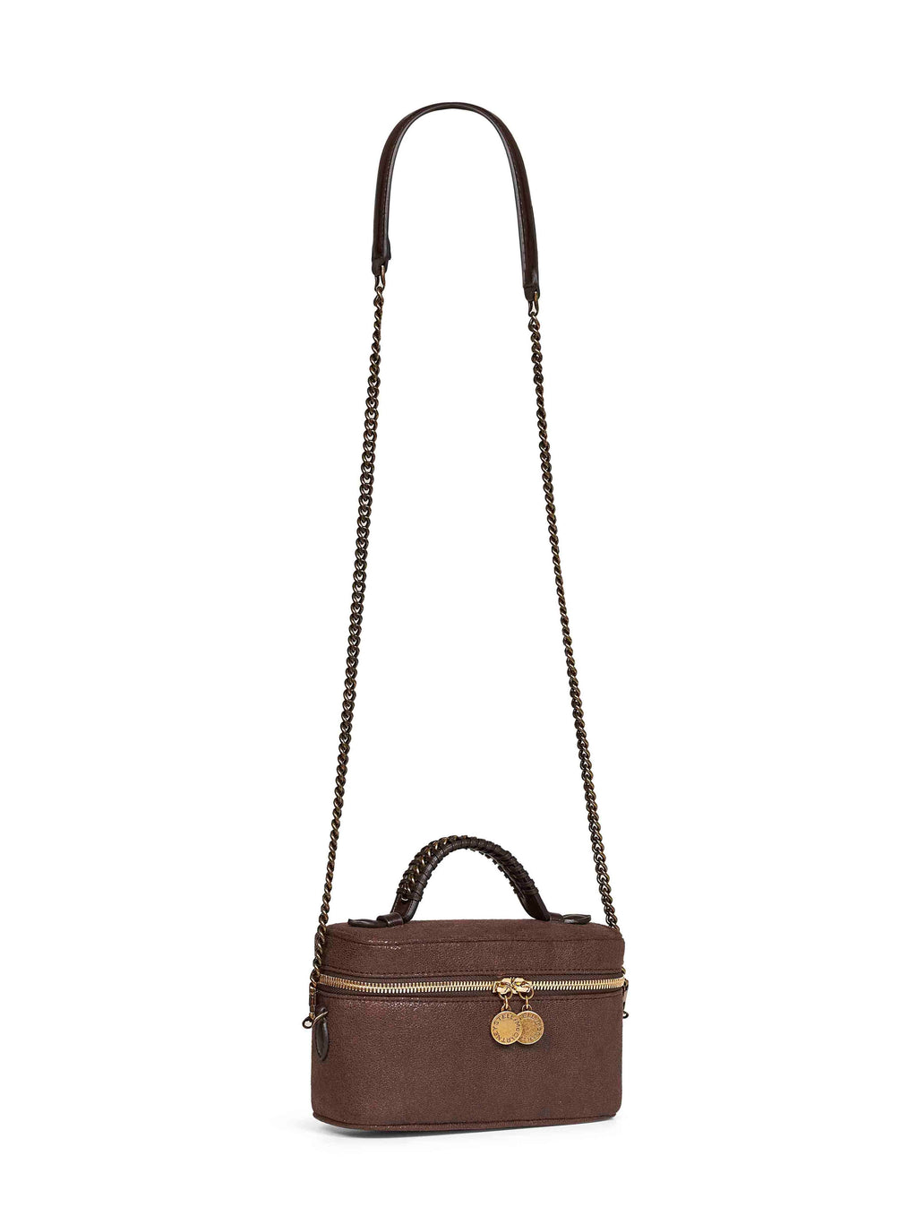 Stella Mccartney Women Brown Mini Falabella Vanity Bag<Br/>