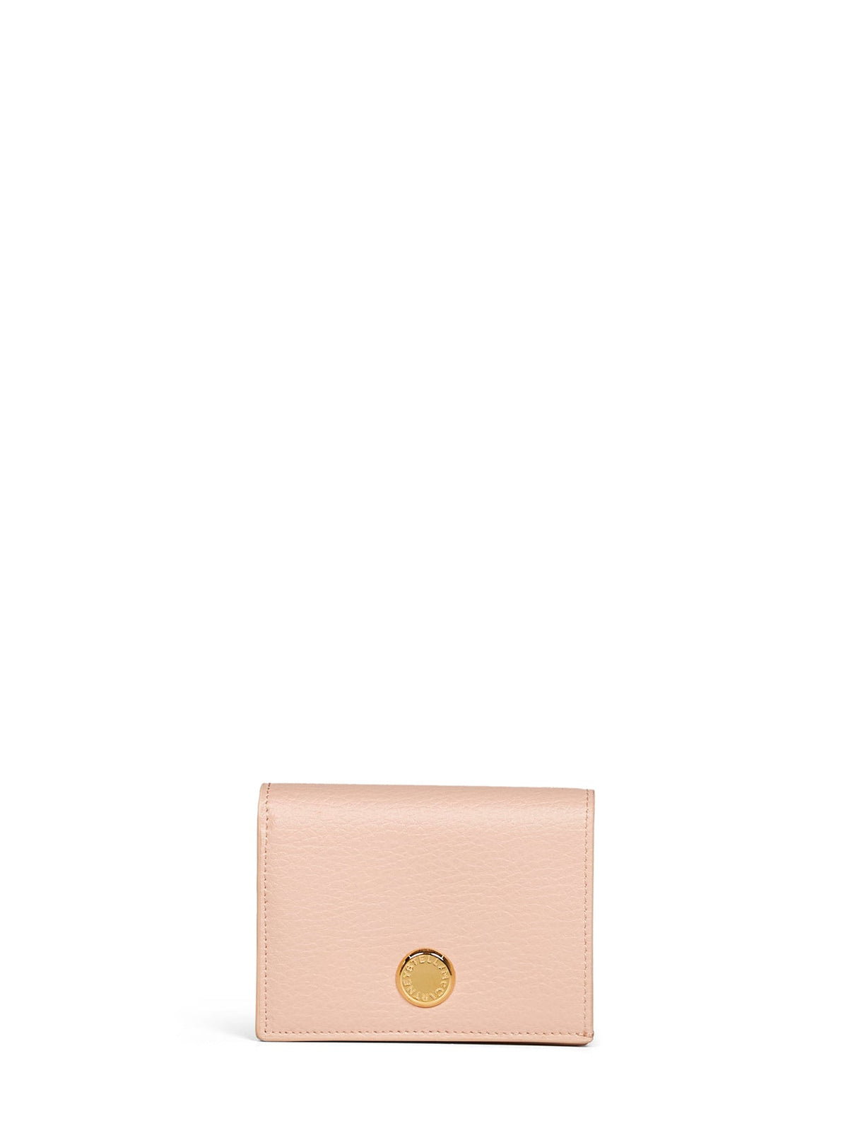 Stella Mccartney Women Blush Pink Logo Bi-Fold Wallet