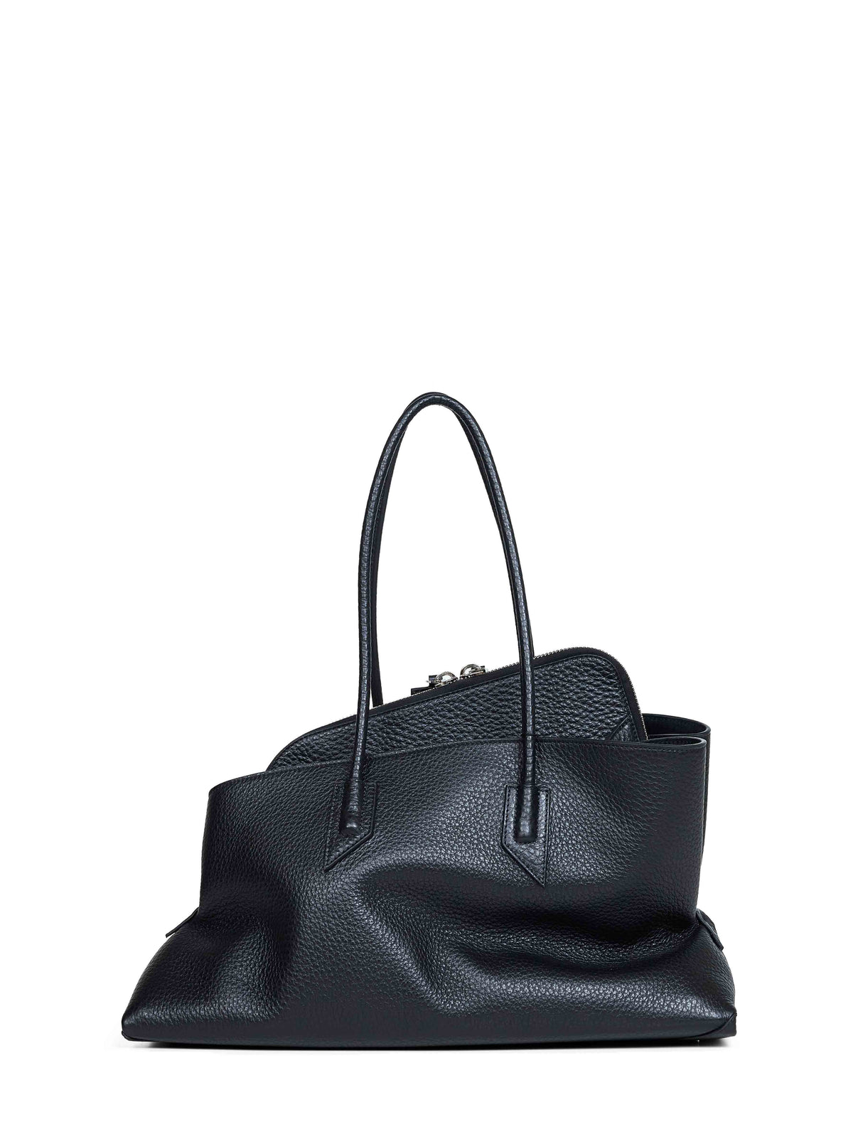 The Attico Women Black "La Passeggiata Medium" Top Handle Bag