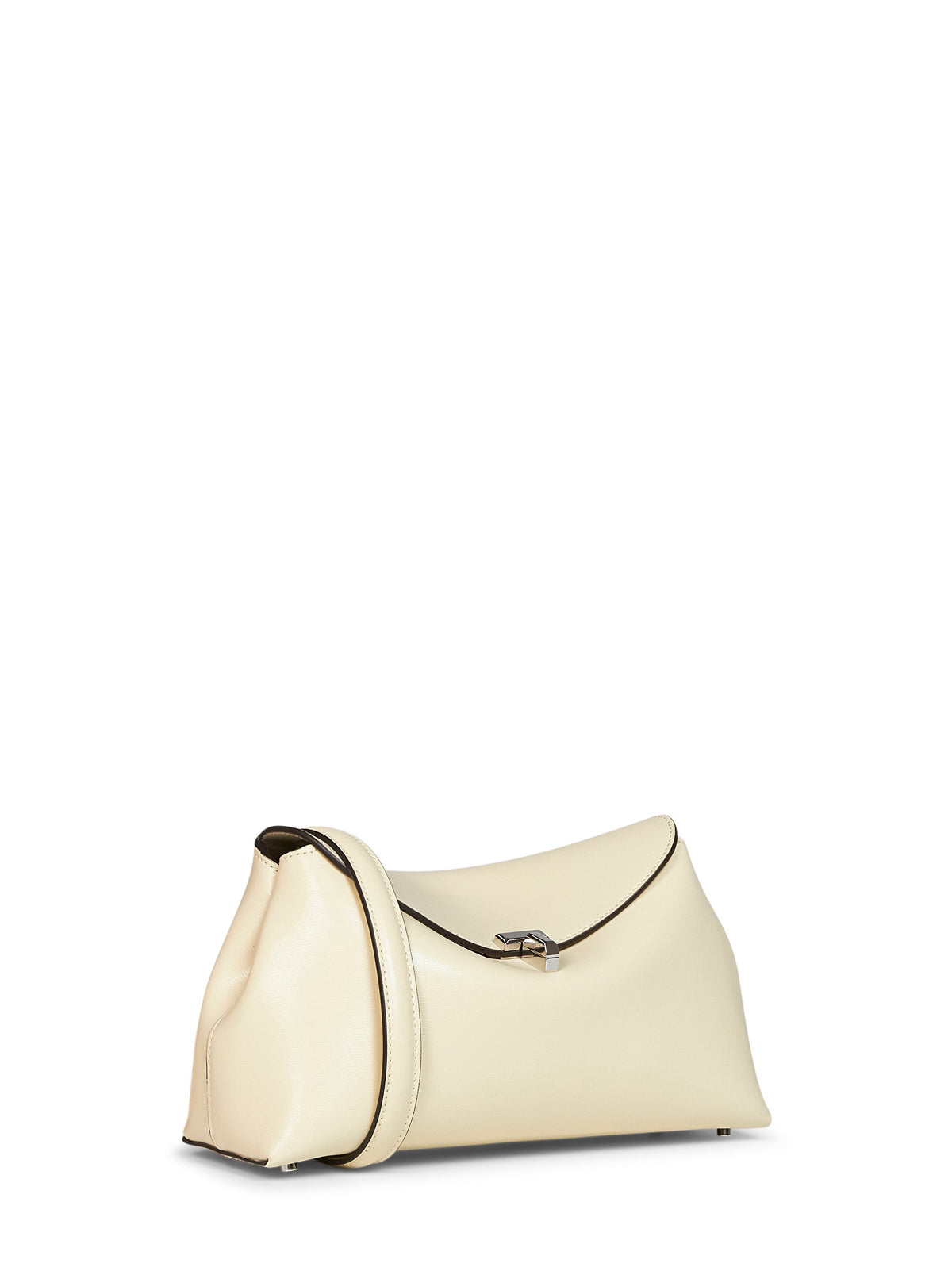 Toteme Women Champagne T-Lock Clutch Bag