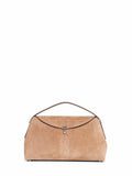Toteme Women Tobacco T-Lock Top Handle Bag