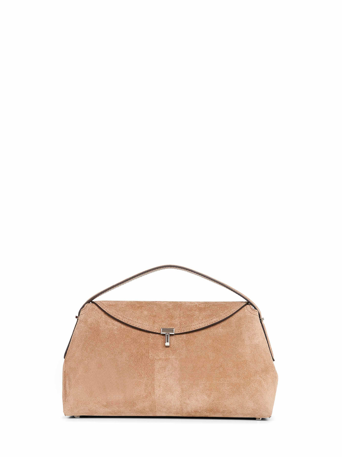 Toteme Women Tobacco T-Lock Top Handle Bag