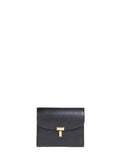 Toteme Women Black T-Lock Card Holder