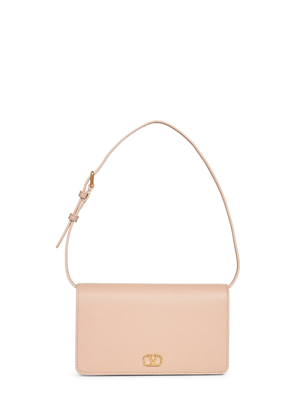 Valentino Garavani Women Rose Sand Vlogo Signature Mini Shoulder Bag<Br/>