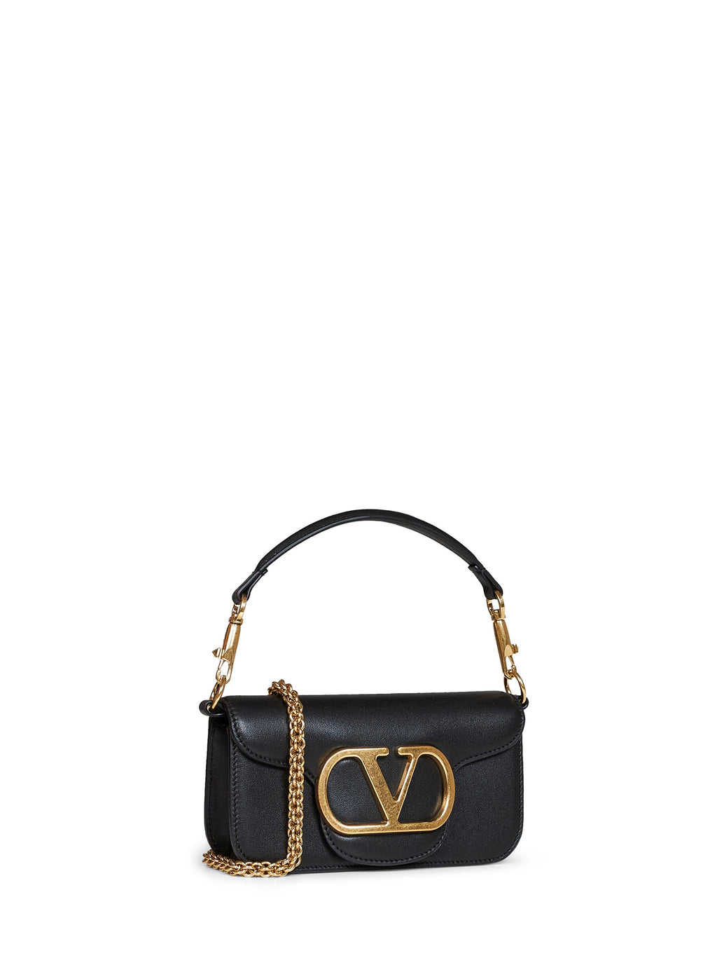 Valentino Garavani Women Black Valentino Garavani Locò Small Shoulder Bag